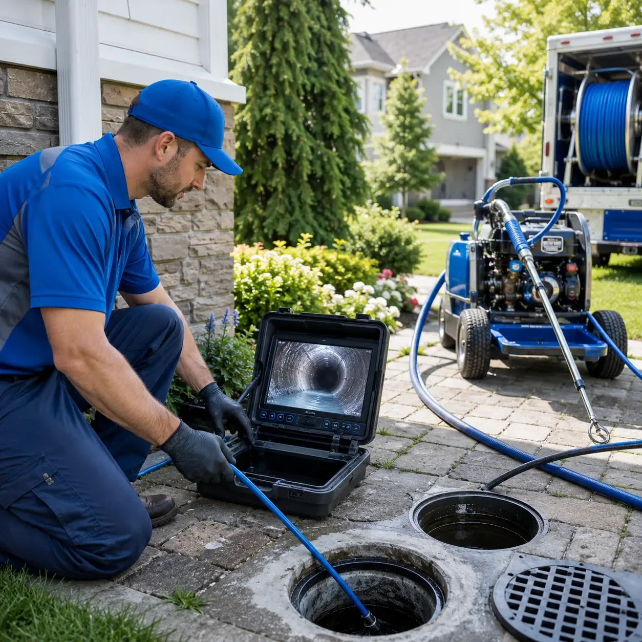 Outdoor drain cleaning professionals serving Moonachie, NJ
